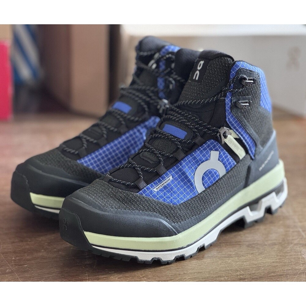 Women’s Size 9.5 On Cloudalpine Waterproof Cobalt Limelight 3WD10841198 NIB